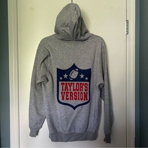 LOCK the Label Grey Taylor’s Version NFL Graphic Hoodie